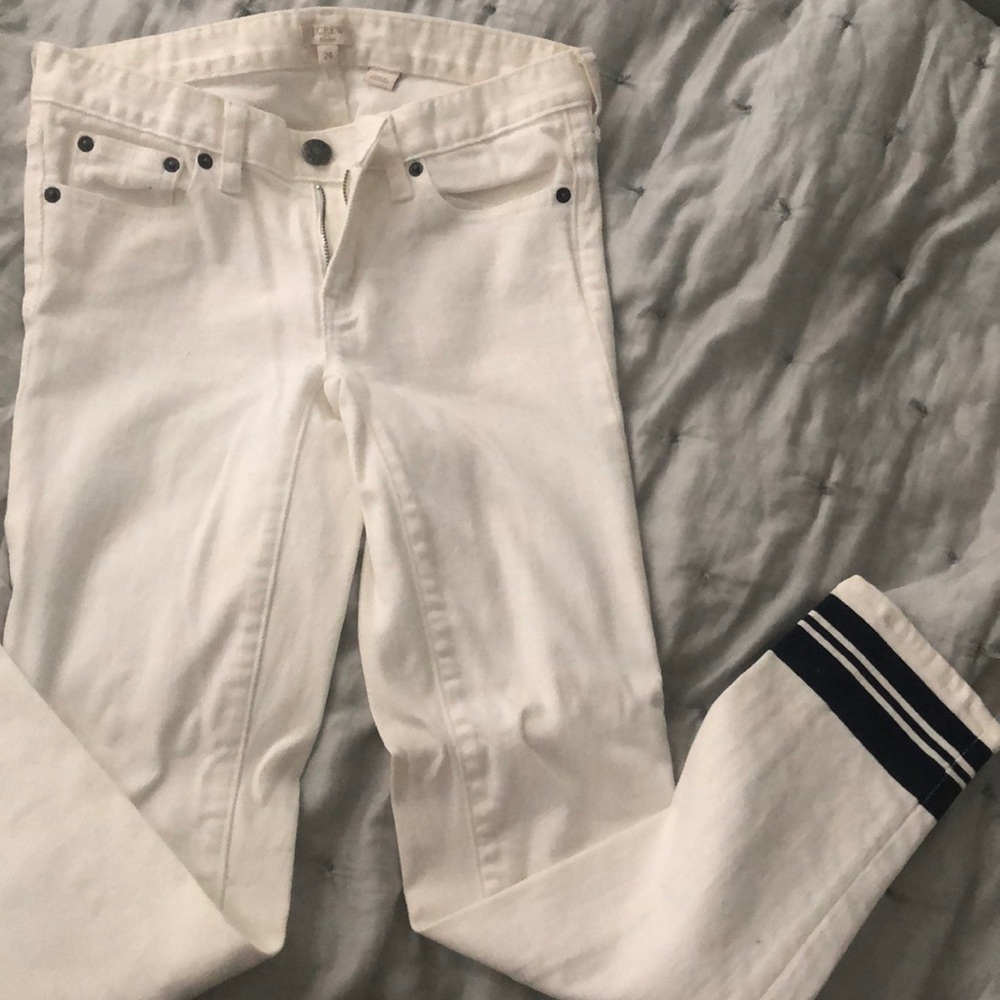 J. Crew white jeans!